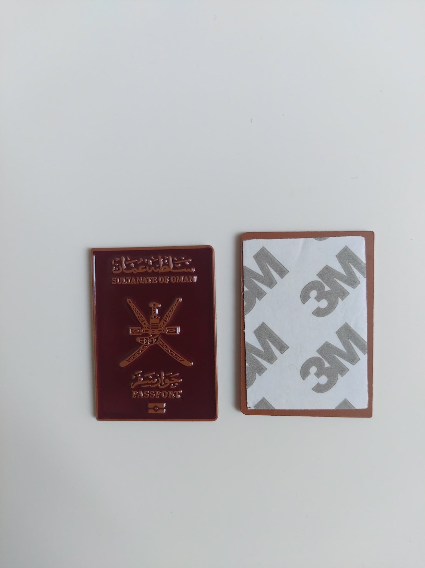 Omani Passport Metal Sticker
