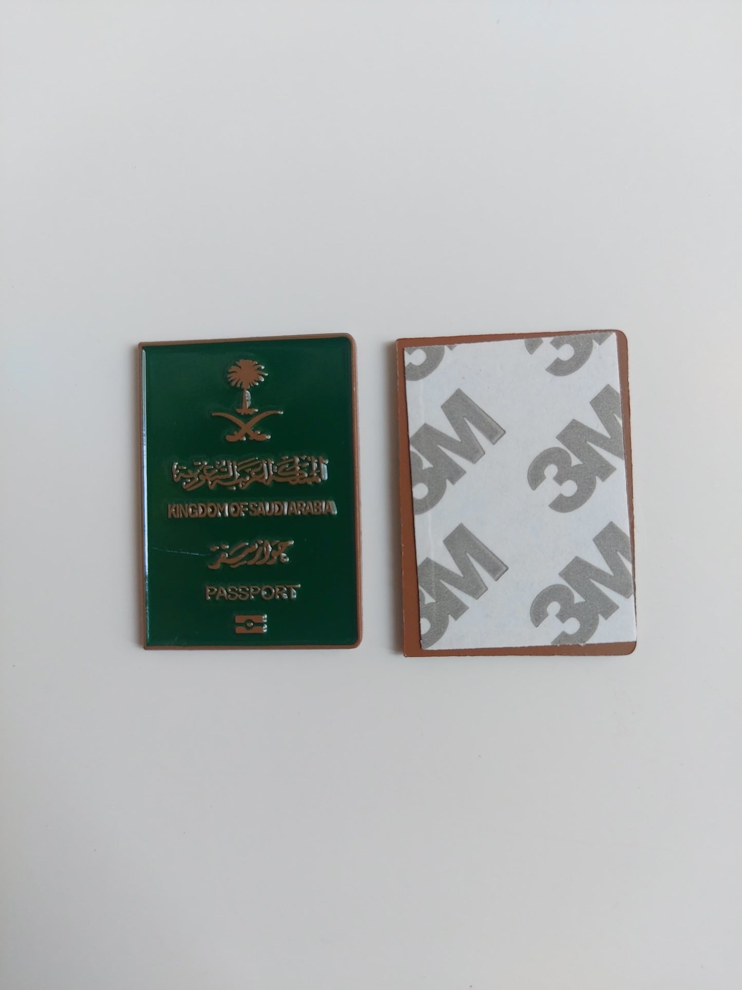 Saudi Passport Metal Sticker