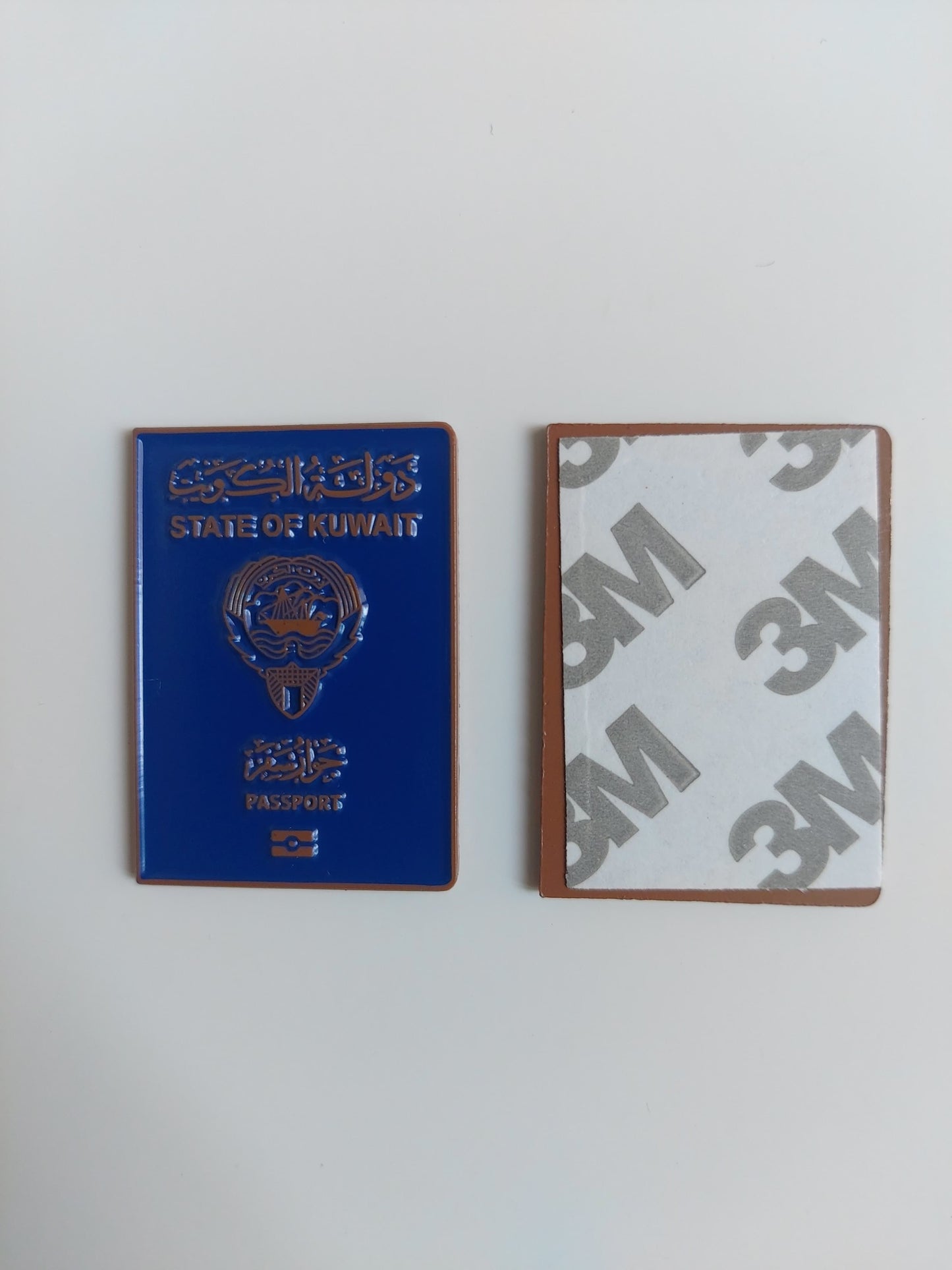 Kuwaiti Passport Metal Sticker