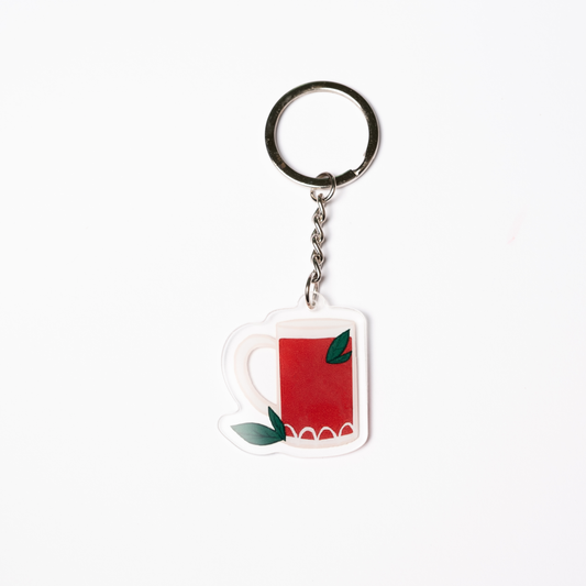 Red Tea Keychain